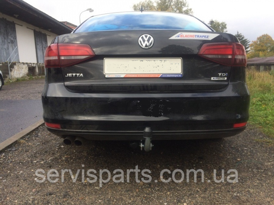 Фаркоп Volkswagen Jetta 6 2010-2019 (Фольксваген Джета 6) оцинкований на болтах