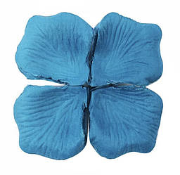 Пелюстки троянд для прикрашання свят, колір бірюза