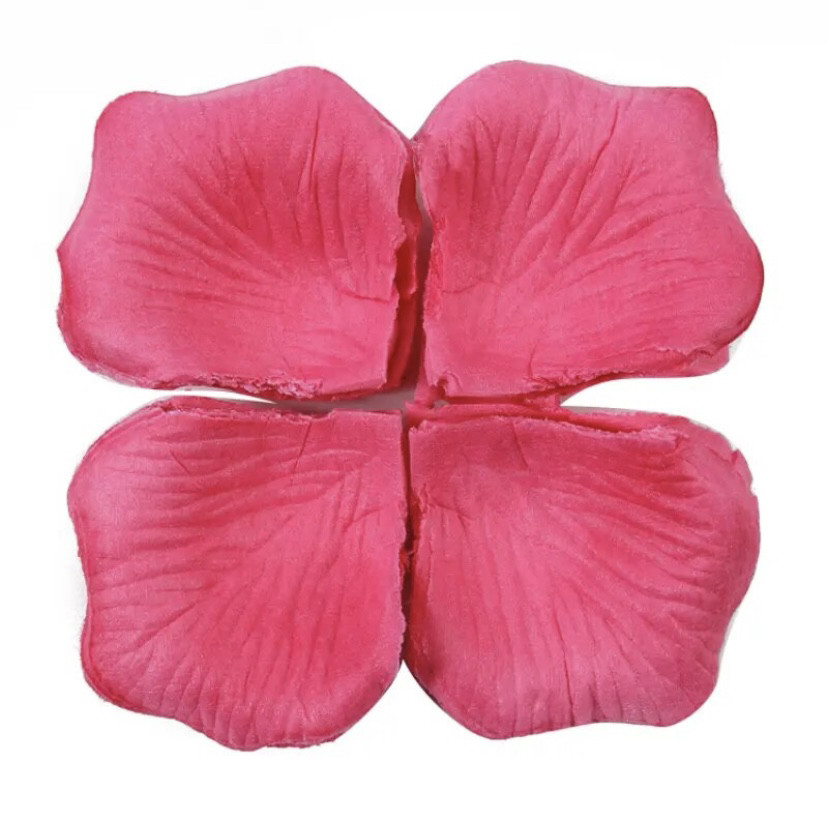 Пелюстки троянд для прикрашання свят, колір рожевий, фото 1