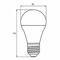 Світлодіодна лампа Eurolamp ECO серія "P" A60 12W E27 4000K LED-A60-12274(P), фото 3