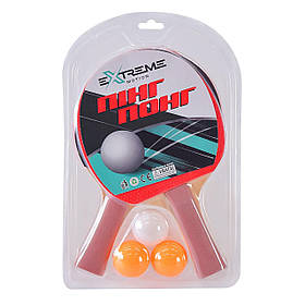 Теніс настільний арт. TT1415 Extreme Motion 2 ракетки, 3 м'ячики, слюда, товщина 8 мм TZP136
