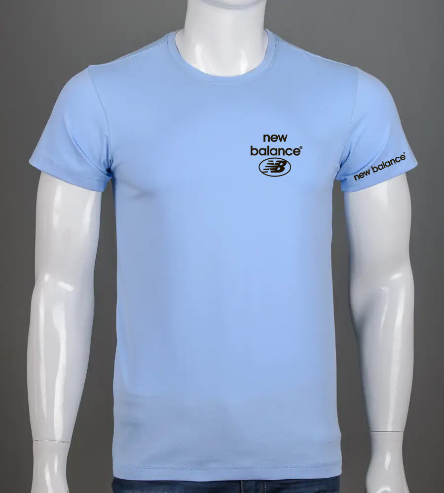 Футболка чоловіча New Balance 2408м (Уп.4шт M-XXL), Блакитний