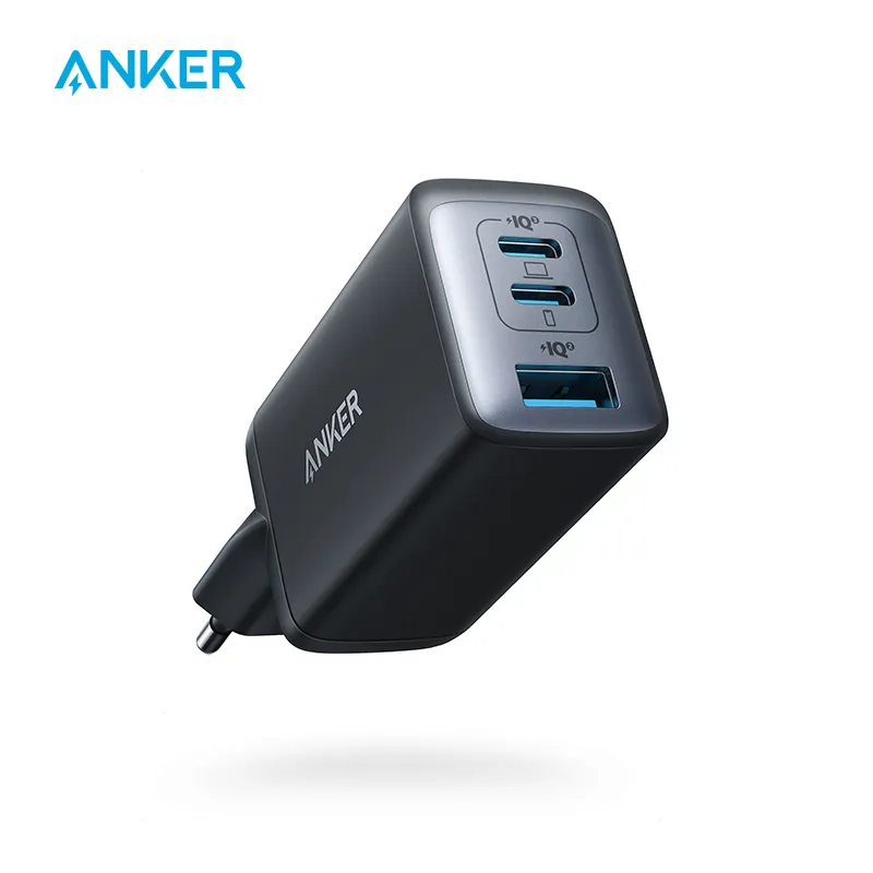 Зарядний пристрій настінний Anker USB C GaN Prime 65 Вт Black (A2668)