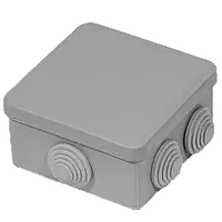 IP54, UEA Коробка распределительная наружная квадратная (85х85х40)