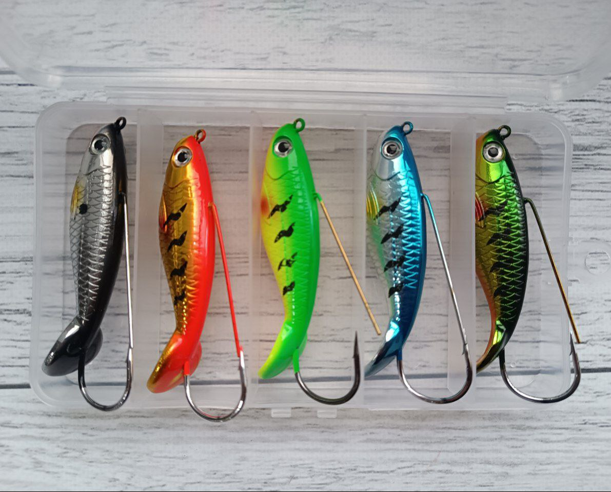 Незачеплення Воблер Weedless Shad 5шт набір в коробці