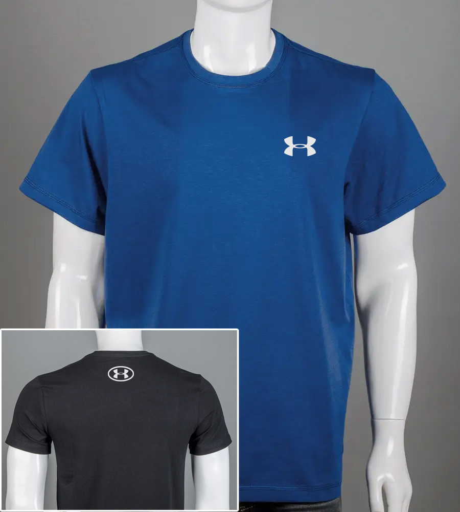 Футболка батал Under Armour 2411б (Уп.4шт 3XL,4XL), Синій, фото 1