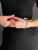 Жіночий комплект лосини та топ з коротким рукавом з рубчика, фото 5