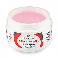 Камуфлирующий гель Atica Sculpting gel Candy Pink, 50ml