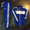 Чоловічий спортивний костюм Adidas на весну-осінь синій яскраві костюми чоловічі стильні модні повсякденні, фото 10