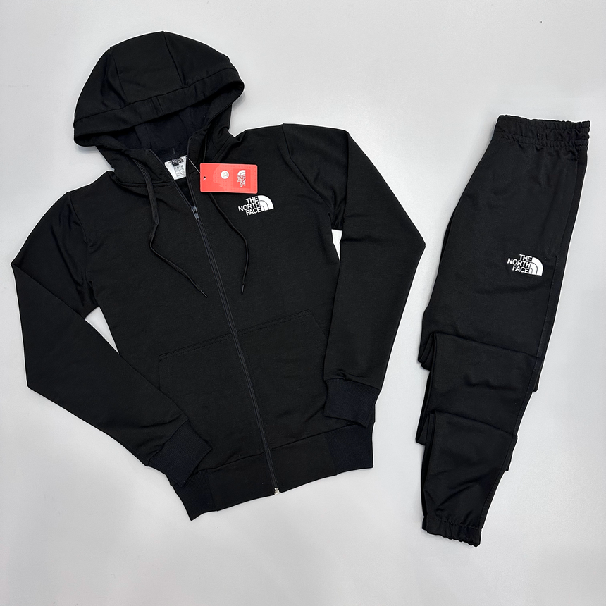 Чоловічий спортивний костюм чорний the north face стильний модний спортивний костюм TNF весна-осінь, фото 1