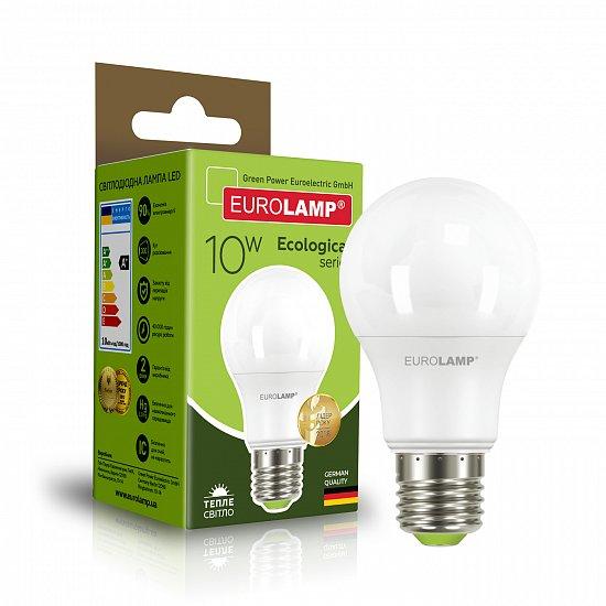 Світлодіодна лампа Eurolamp ECO серія "P" A60 10W E27 3000K LED-A60-10273(P)