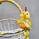 Дитячий пасхальний кошик з милим курчатком для хлопчиків і дівчаток, фото 4