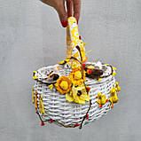 Дитячий пасхальний кошик з милим курчатком для хлопчиків і дівчаток, фото 8