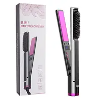 Випрямляч для волосся 3в1 Hair Straightener праска щипці для випрямлення волосся