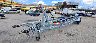 Причіп для катера, яхти до 8 тонн триосний із пневмотормозами