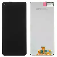 Дисплей Samsung A217 Galaxy A21s 2020+ сенсор чорний | модуль