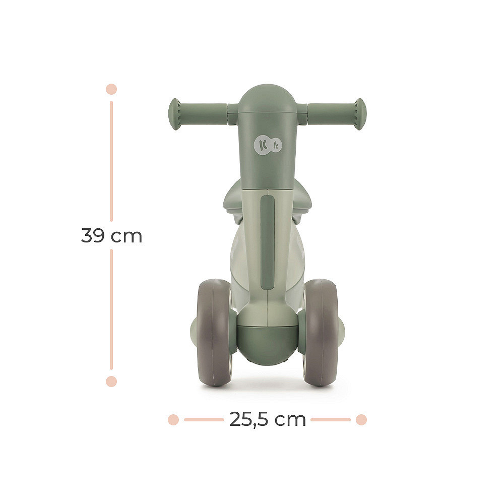 Детский транспорт 3-х колесный велобег для мальчика от года Kinderkraft Minibi Leaf Green, Беговел каталка - фото 9 - id-p2110672647