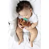 Пустушка силіконова з м'якою іграшкою MinikOiOi Sleep Buddy 0+m, Moi, фото 2