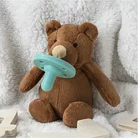 Пустушка силіконова з м'якою іграшкою MinikOiOi Sleep Buddy 0+m, Moi