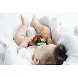 Пустушка силіконова з м'якою іграшкою MinikOiOi Sleep Buddy 0+m, Moi, фото 5