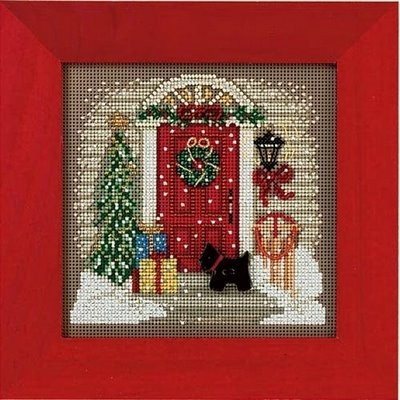 Набір для вишивки від Mill Hill Home for Christmas / Різдвяний дім MH141301