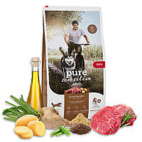Беззерновой корм для собак с говядиной и картофелем Mera Pure Sensitive Adult fresh Rind&Kartoffel 12,5 кг