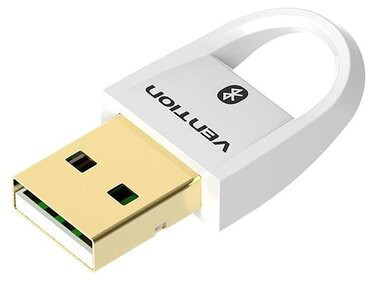 Bluetooth-адаптер Vention USB Bluetooth 5.0 приймач-передавач для комп'ютера, ноутбука White (CDSW0)