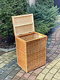 Корзина плетена для білизни 45х35х60см. Арт:8331, фото 5
