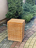 Корзина плетена для білизни 45х35х60см. Арт:8331, фото 2