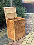 Корзина плетена для білизни 45х35х60см. Арт:8331, фото 6