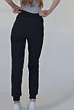 Демісезонні штани для вагітних з регулюванням об'єму Sara розмір 42 Mumlove Чорний, фото 9