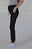 Демісезонні штани для вагітних з регулюванням об'єму Sara розмір 42 Mumlove Чорний, фото 5