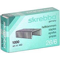 Скобы стандартные Skrebba 26 6 1000 шт BX, код: 7852970