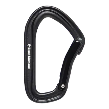 Карабін Black Diamond HotForge Bent Carabiner, Black (BD 2101590002ALL1)