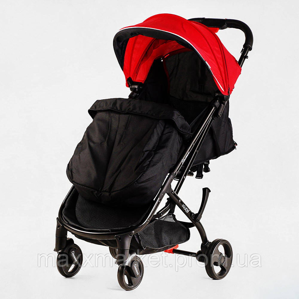 Коляска прогулочная детская JOY Elegans 30 кг Red and black 118556 ZR, код: 7750968 - фото 6 - id-p2110703097