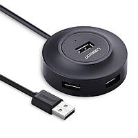 USB хаб концентратор разветвитель Ugreen на 4 USB 2.0 порта CR106 (50261) ZR, код: 1876938