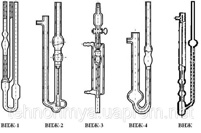 Вискозиметы ВПЖ-1, ВПЖ-2, ВПЖ-4 - фото 1 - id-p384765864