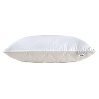 Подушка для сна Double Chamber двухкамерная ТМ IDEIA 50х70 см св.серо/белая