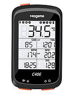 Велокомпьютер Magene C406 c GPS поддержка Strava каденс пульс Черный (C406) ZR, код: 8236850