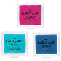 Клячки Faber Castell кольорові в пластиковій коробці.