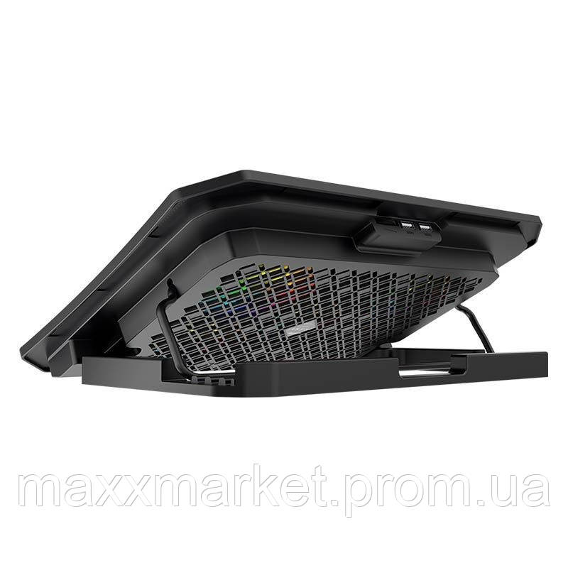 Подставка кулер для ноутбука MeeTion CoolingPad CP3030 с RGB подсветкой Black ZR, код: 8139609 - фото 3 - id-p2110703403