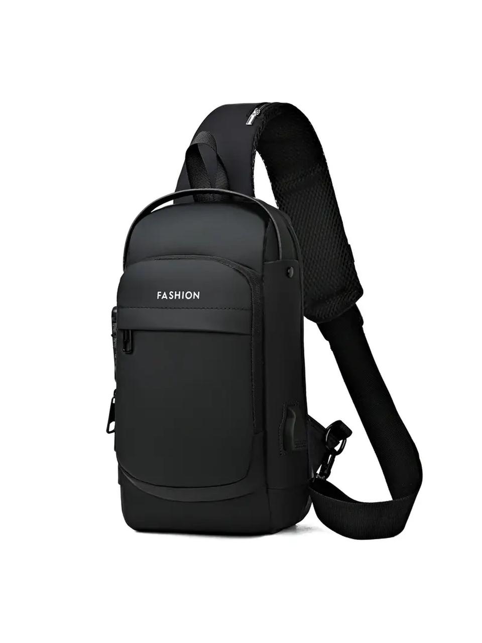 Сумка-слінг 32 x 16 x 6 см Weatro Чорна ssch-kit-0026, фото 1