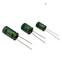 Конденсатор 2200uF 10V 105* 10x17 mm компьютерный электролитический (низкий импеданс) LOW ESR (JWCO)