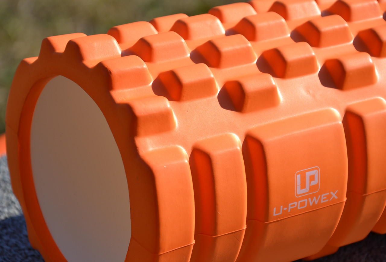Масажний ролик роллер U-powex EVA foam roller 33x14 см Orange LD, код: 8332753 - фото 6 - id-p2110717378
