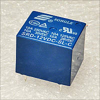 Реле SRD-12VDC-SL-C (T73) 12V/10A/250VAC SONGLE