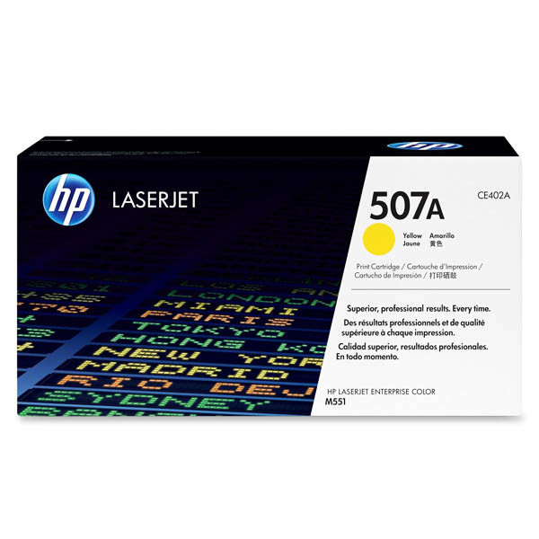 Картридж HP 507A yellow CE402A для принтера LJ Enterprise 500 color Printer M551n, M570dn, M570dw, M575c, M575f, M575dn, M551dn,, фото 1