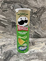 Чипсы Pringles Sour Cream & Onion 165 грм