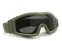 Тактические очки Ruin HAWK 2 20х8 см Зеленый ZR, код: 7938160