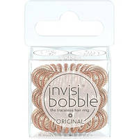 Резинка-браслет для волос «бронза и бисер» Invisibobble Original Of Bronze And Beads 3 шт LP, код: 8289615