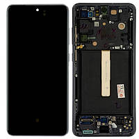 Дисплей Samsung G990 Galaxy S21 FE 5G із сенсором та рамкою, чорний, Original (PRC) | модуль